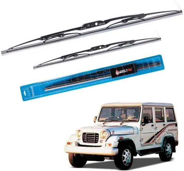 Wheelyfine_Metal_Wiper_Blade_Windshield_Wiper_(Passenger_And_Driver_Side_Wipers,_Pack_of:_2)_Mahindra_Armada_(1995-2000)_Dr_12"/Pa_12"