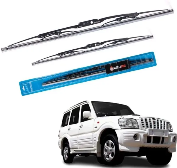 Wheelyfine_Metal_Wiper_Blade_Windshield_Wiper_(Driver_Side_or_Passenger_Side)_Mahindra_Scorpio_(2002_Onwards)_Dr_20"/Pa_20"