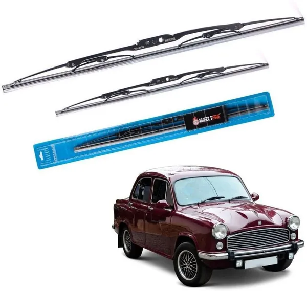 Wheelyfine_Metal_Wiper_Blade_Windshield_Wiper_(Driver_Side_or_Passenger_Side)_(Hindustan_Motors)_Ambassador_(1990_Onwards)_Dr_13"/Pa_13"