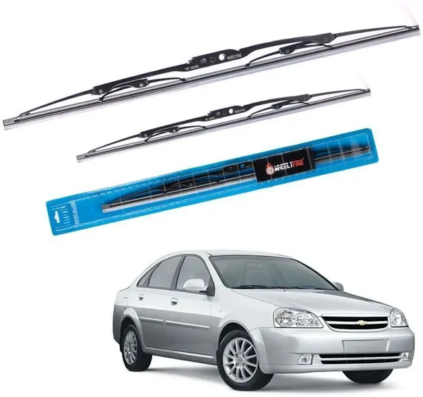 Wheelyfine_Metal_Wiper_Blade_Windshield_Wiper_(Passenger_And_Driver_Side_Wipers,_Pack_of:_2)_Chevrolet_Optra_(2003_Onwards)_Dr_22"/Pa_19"