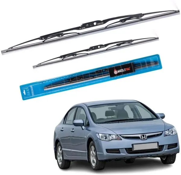 Wheelyfine_Metal_Wiper_Blade_Windshield_Wiper_(Driver_Side_or_Passenger_Side)_Honda_Civic_(2006-2013)_Dr_20"/Pa_18"