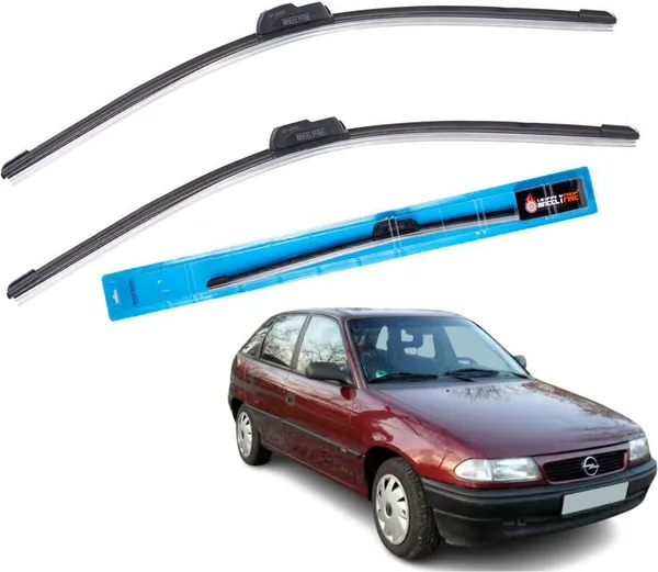 Wheelyfine_Frameless_Windshield_Wiper_(Passenger_And_Driver_Side_Wipers,_Pack_of:_2)_Opel_Astra_(1994_-_2003)_Dr_18"/Pa_18"