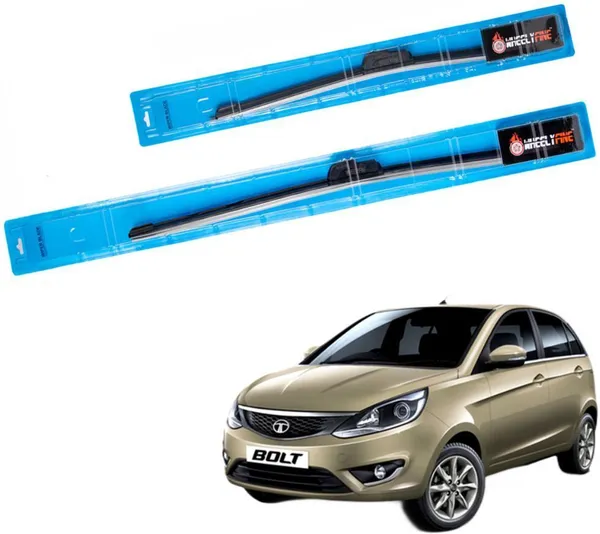 Wheelyfine_Frameless_Windshield_Wiper_(Passenger_And_Driver_Side_Wipers,_Pack_of:_2)_Tata_Bolt_2014_-_2019_Dr_24"/Pa_14"