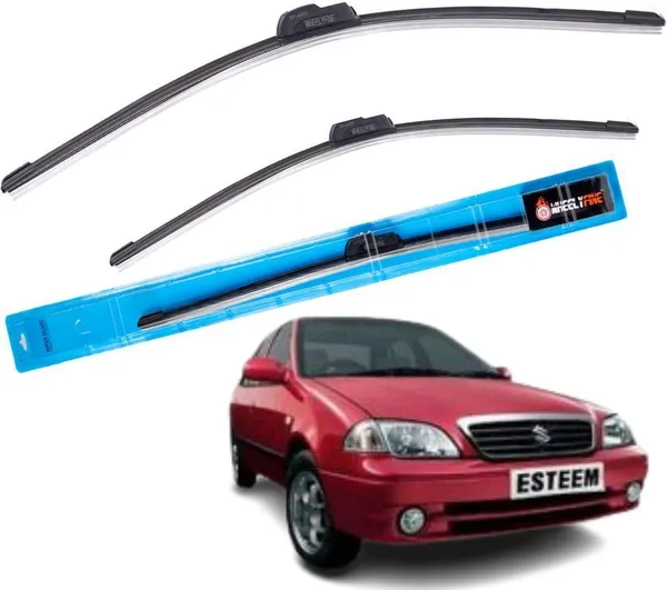 Wheelyfine_Frameless_Windshield_Wiper_(Passenger_And_Driver_Side_Wipers,_Pack_of:_2)_Maruti_Suzuki_Esteem_(1994_-_2008)_Dr_20"/Pa_18"