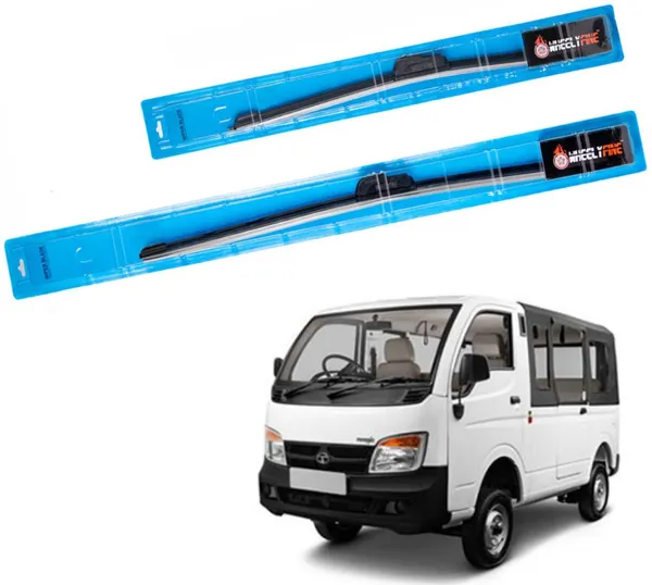 Wheelyfine_Frameless_Windshield_Wiper_(Passenger_And_Driver_Side_Wipers)_Tata_Mega_XL_(2015_Onwards)_Dr_20"/Pa_17"
