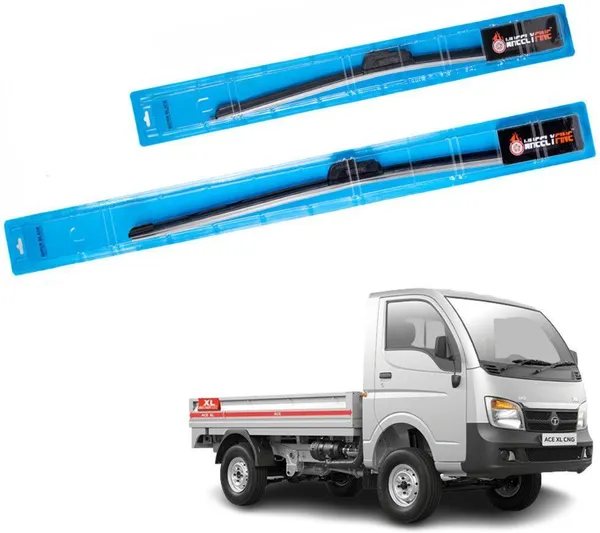 Wheelyfine_Frameless_Windshield_Wiper_(Passenger_And_Driver_Side_Wipers)_Tata_Ace_XL_(2016_Onwards)_Dr_20"/Pa_17"
