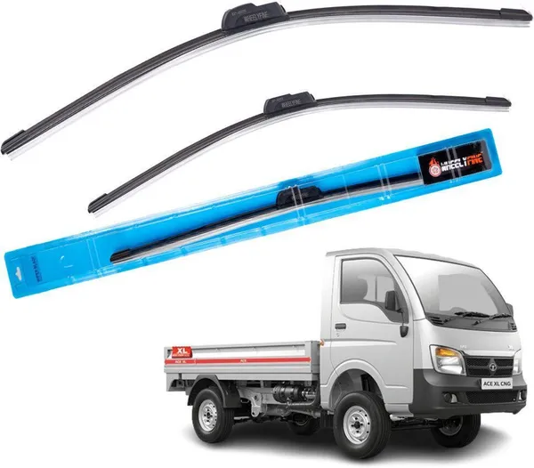 Wheelyfine_Frameless_Windshield_Wiper_(Passenger_And_Driver_Side_Wipers)_Tata_Ace_XL_(2016_Onwards)_Dr_20"/Pa_17"