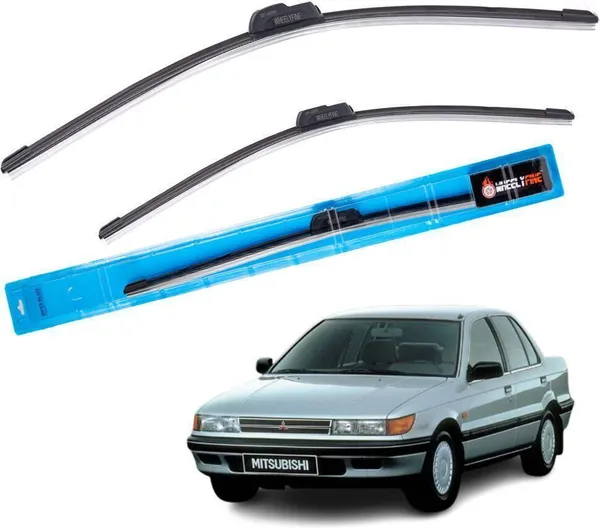 Wheelyfine_Frameless_Windshield_Wiper_(Passenger_And_Driver_Side_Wipers,_Pack_of:_2)_Mitsubishi_Lancer_1988_Onwards_Dr_21"/Pa_19"