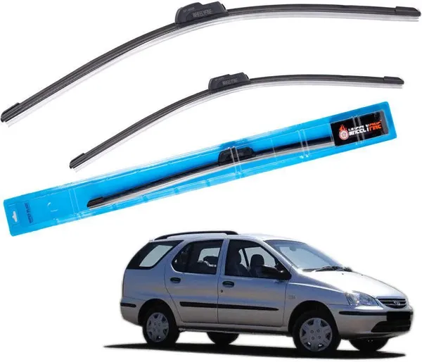 Wheelyfine_Frameless_Windshield_Wiper_(Passenger_And_Driver_Side_Wipers,_Pack_of:_2)_Tata_Indigo_Marina_2004_-_2010_Dr_24"/Pa_16"