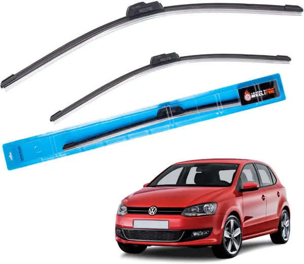 Wheelyfine_Frameless_Windshield_Wiper_(Passenger_And_Driver_Side_Wipers,_Pack_of:_2)_Volkswagen_Polo_(2009_Onwards)_Dr_24"/Pa_16"