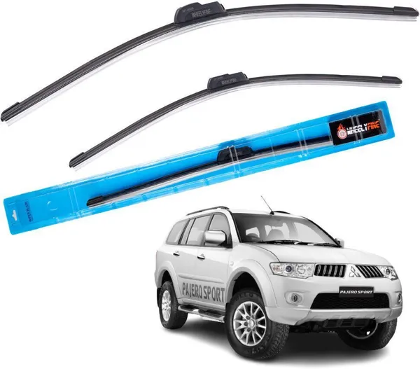 Wheelyfine_Frameless_Windshield_Wiper_(Passenger_And_Driver_Side_Wipers,_Pack_of:_2)_Mitsubishi_Pajero_Sports_(2011_Onwards)_Dr_22"/Pa_18"