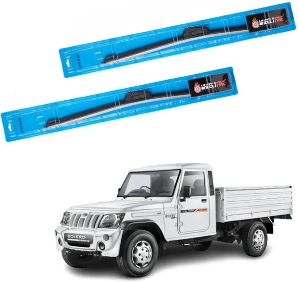 Wheelyfine_Frameless_Windshield_Wiper_(Passenger_And_Driver_Side_Wipers,_Pack_of:_2)_Mahindra_Bolero_Pickup_(1998_Onwards)_Dr_16"/Pa_16"