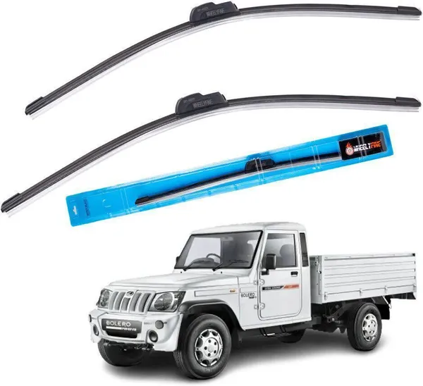 Wheelyfine_Frameless_Windshield_Wiper_(Passenger_And_Driver_Side_Wipers,_Pack_of:_2)_Mahindra_Bolero_Pickup_(1998_Onwards)_Dr_16"/Pa_16"