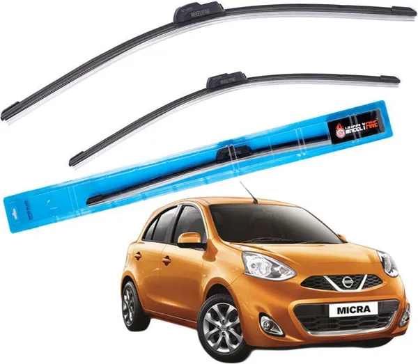 Wheelyfine_Frameless_Windshield_Wiper_(Passenger_And_Driver_Side_Wipers,_Pack_of:_2)_Nissan_Micra_(2010_Onwards)_Dr_21"/Pa_14"