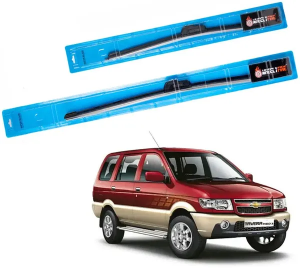 Wheelyfine_Frameless_Windshield_Wiper_(Passenger_And_Driver_Side_Wipers)_Chevrolet_Tavera_(2004_Onwards)_Dr_22"/Pa_16"