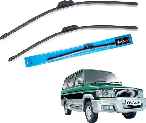 Wheelyfine_Frameless_Windshield_Wiper_(Passenger_And_Driver_Side_Wipers,_Pack_of:_2)_Toyota_Qualis_(2012_Onwards)_Dr_16"/Pa_16"
