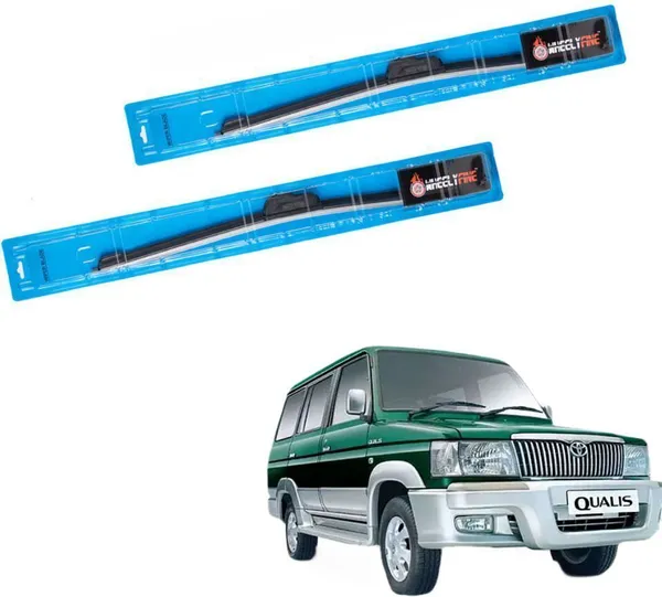 Wheelyfine_Frameless_Windshield_Wiper_(Passenger_And_Driver_Side_Wipers,_Pack_of:_2)_Toyota_Qualis_(2012_Onwards)_Dr_16"/Pa_16"