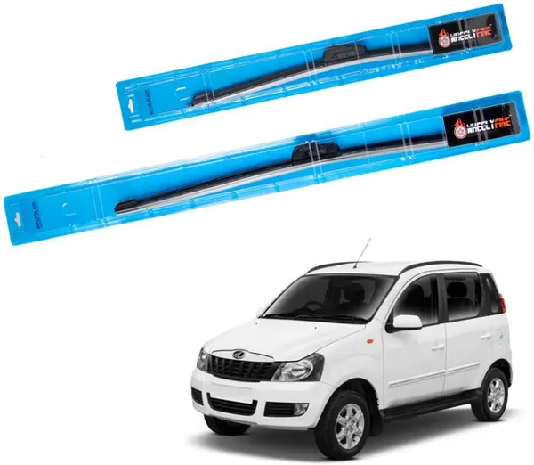 Wheelyfine_Frameless_Windshield_Wiper_(Passenger_And_Driver_Side_Wipers,_Pack_of:_2)_Mahindra_Quanto_(2012_Onwards)_Dr_24"/Pa_20"