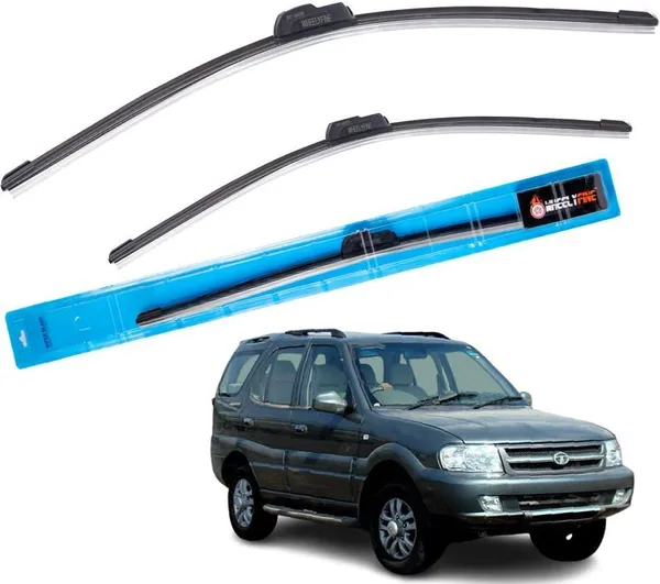 Wheelyfine_Frameless_Windshield_Wiper_(Passenger_And_Driver_Side_Wipers,_Pack_of:_2)_Tata_Safari_Dicor_207_(2005_-_2012)_Dr_24"/Pa_20"