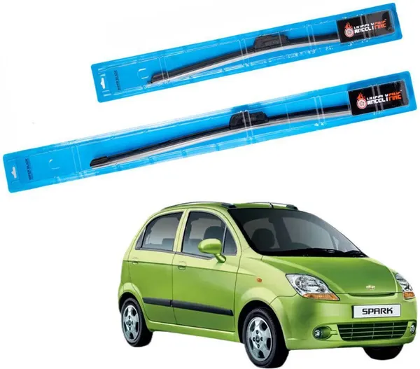 Wheelyfine_Frameless_Windshield_Wiper_(Passenger_And_Driver_Side_Wipers,_Pack_of:_2)_Chevrolet_Spark_2004_Onwards_Dr_22"/Pa_14"