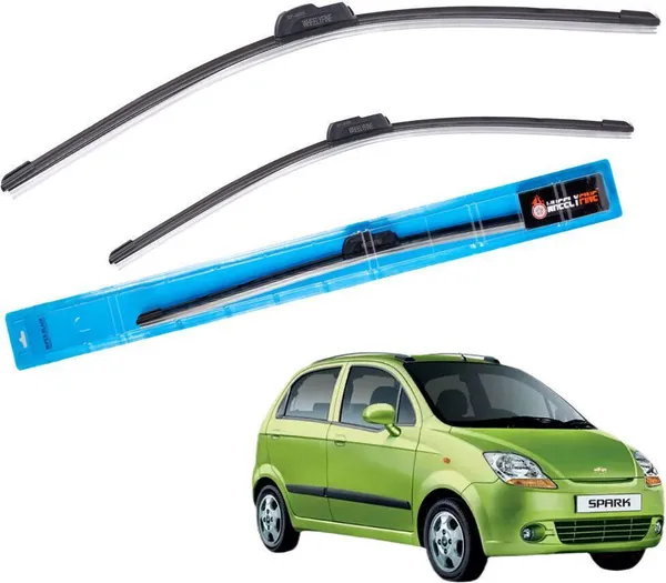 Wheelyfine_Frameless_Windshield_Wiper_(Passenger_And_Driver_Side_Wipers,_Pack_of:_2)_Chevrolet_Spark_2004_Onwards_Dr_22"/Pa_14"