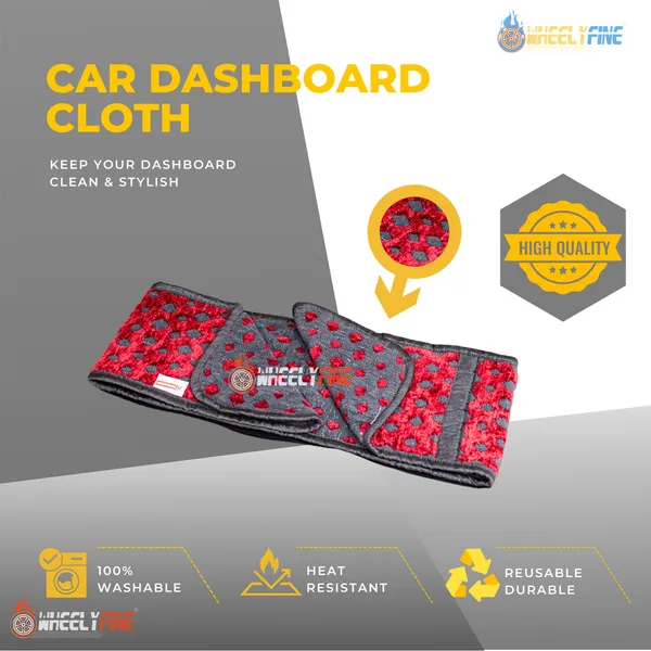 Wheelyfine_Maroon_Car_Universal_Fitment_Dashboard_Protection_Begu_Durry_Cloth_Cover_For_Car_&_Pickup_Trucks_|_Pack_of_1_pc