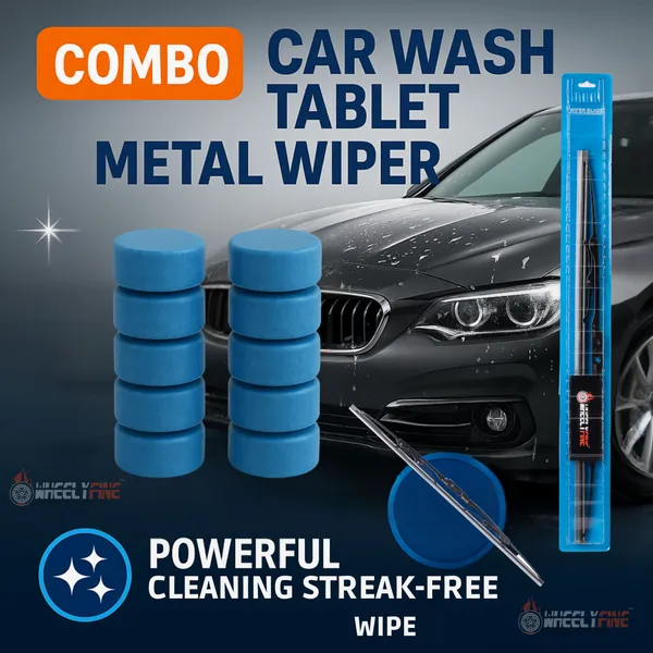 Wheelyfine_Metal_Wiper_Blade_Windshield_Wiper_(Driver_Side_Wiper,_Pack_of:_1)_Datsun_Redi_GO,_GO_Plus_Dr_24"_|_10_pcs_Washer_Tablets