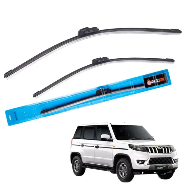 Wheelyfine_Frameless_Windshield_Wiper_(Passenger_And_Driver_Side_Wipers,_Pack_of:_2)_Mahindra_Bolero_NEO_Dr_20"/Pa_16"