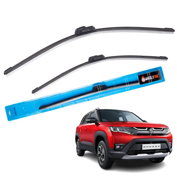 Wheelyfine_Frameless_Windshield_Wiper_(Passenger_And_Driver_Side_Wipers,_Pack_of:_2)_Maruti_Brezza_(2022_Onwards)_Dr_24"/Pa_16"