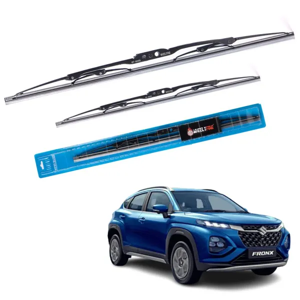 Wheelyfine_Metal_Windshield_Wiper_(Passenger_And_Driver_Side_Wipers,_Pack_of:_2)_Maruti_Fronx_2023_onwards_Dr_21"/Pa_18"
