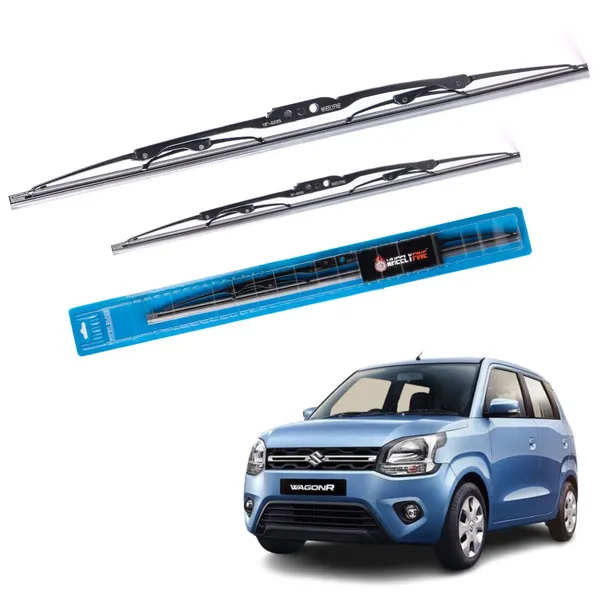 Wheelyfine_Metal_Windshield_Wiper_(Passenger_And_Driver_Side_Wipers,_Pack_of:_2)_Maruti_WagonR_2019_Onwards_Dr_20"/Pa_16"
