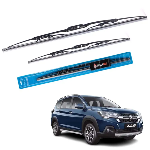 Wheelyfine_Metal_Windshield_Wiper_(Passenger_And_Driver_Side_Wipers,_Pack_of:_2)_Maruti_XL6_2019_Onwards_Dr_24"/Pa_16"