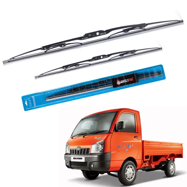 Wheelyfine_Metal_Wiper_Blade_Windshield_Wiper_(Driver_Side_and_Passenger_Side)_Mahindra_Maxximo_(2010_Onwards)_Dr_19"/Pa_19"
