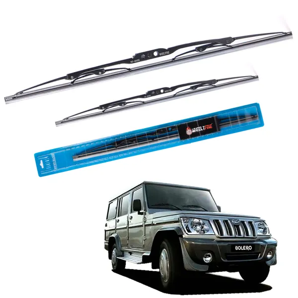 Wheelyfine_Metal_Wiper_Blade_Windshield_Wiper_(Driver_Side_or_Passenger_Side)_Mahindra_Bolero_(2000_Onwards)_Dr_16"/Pa_16"