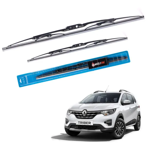 Wheelyfine_Metal_Frame_Windshield_Wiper_(Passenger_And_Driver_Side_Wipers,_Pack_of:_2)_Renault_Triber_2019_onwards_Dr_20"/Pa_16"
