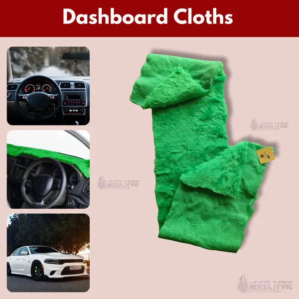 Wheelyfine_Car_Dashboard_Protection_Cloth_Cover_Green_Colour_(Universal_For_Car,_Pickup_trucks),_Pack_of_1_pc