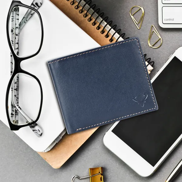 Blue_Genuine_Leather_Casual,Formal_Wallet_For_Men