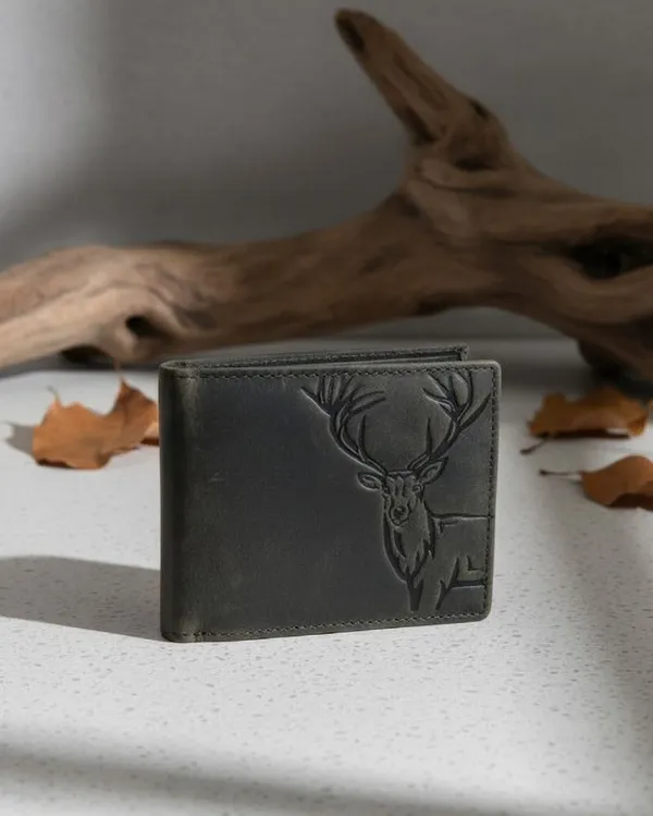 Khaki_Genuine_Leather_Wallet_For_Men