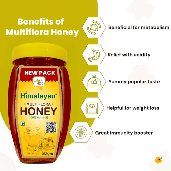 Multiflora_Honey_100%_Pure_Honey_No_Sugar_Adulteration_Natural_Immunity_Booster_250G_(Pack_Of_3)