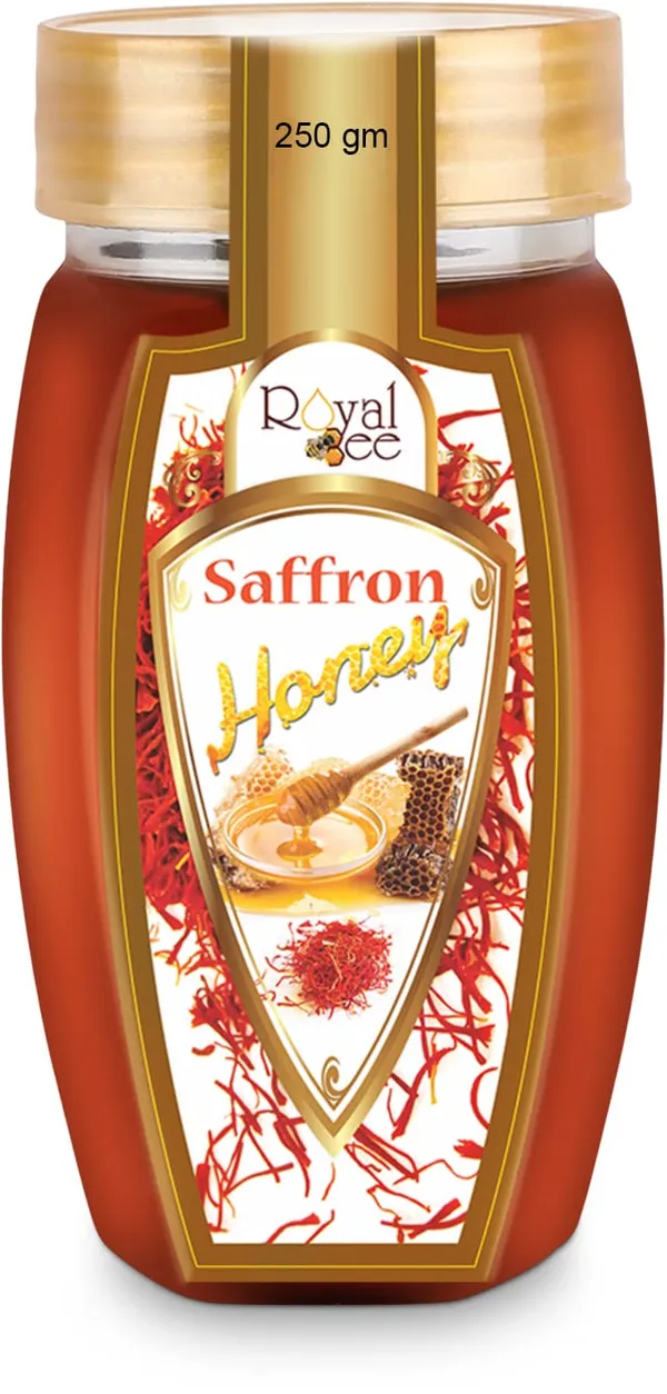Saffron_Honey_An_Ayurvedic_Medicine_Help_In_Immune_System_&_Vitality_Booster_250Gm_Pet_Jar