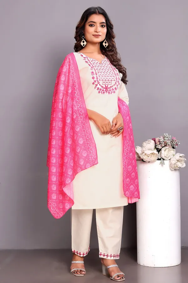 Premium_Off-White_Embroidered_Kurta_Set_with_Soft_Pink_Dupatta_for_Women