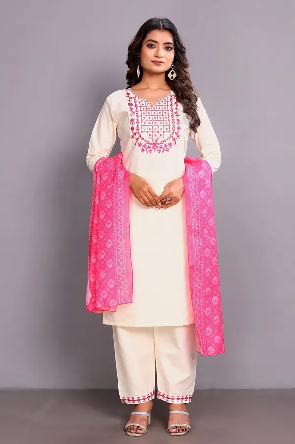 Premium_Off-White_Embroidered_Kurta_Set_with_Soft_Pink_Dupatta_for_Women