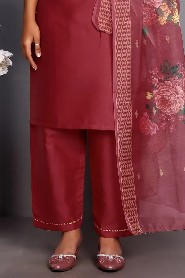 Red_Cherry_Embroidered_Traditional_Kurta_Set_with_Soft_Floral_Dupatta_for_Girls_and_Women