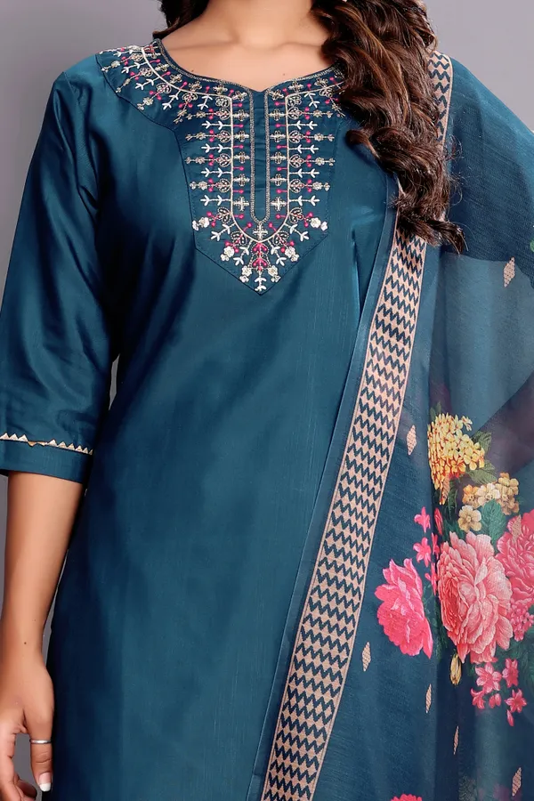 Rama_Embroidered_Traditional_Kurta_Set_with_Soft_Floral_Dupatta_for_Girls_and_Women