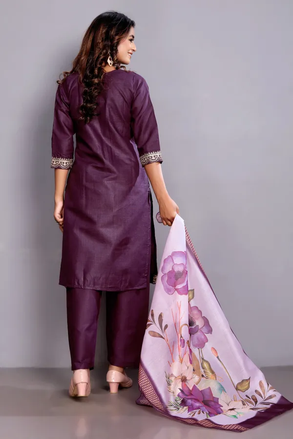 Purple_Embroidered_Traditional_Kurta_Set_with_Soft_Floral_Dupatta_for_Girls_and_Women