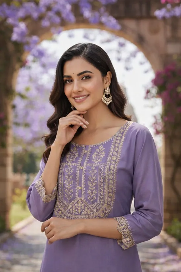 Women_Embroidered_Art_Silk_A-Line_Lavender_Kurti