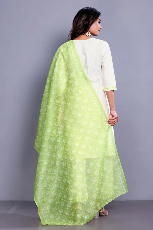 Fresh_Summer_Look_Embroidered_Kurta_Set_with_Lime_Green_Dupatta_for_Women