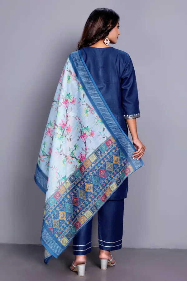 Blue_Embroidered_Traditional_Kurta_Set_with_Soft_Floral_Dupatta_for_Girls_and_Women