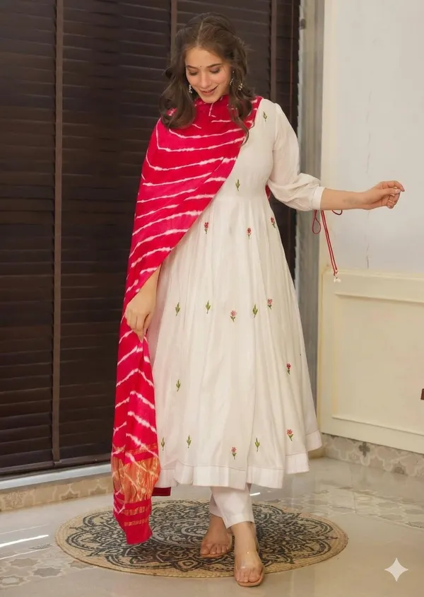 Summer_Ready_Off_White_Chanderi_Embroidered_Kurta_Set_with_Dupatta_for_Women
