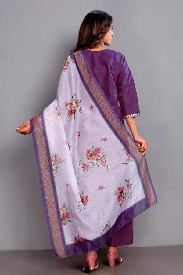 Plum_Purple_Embroidered_Traditional_Kurta_Set_with_Soft_Floral_Dupatta_for_Girls_and_Women